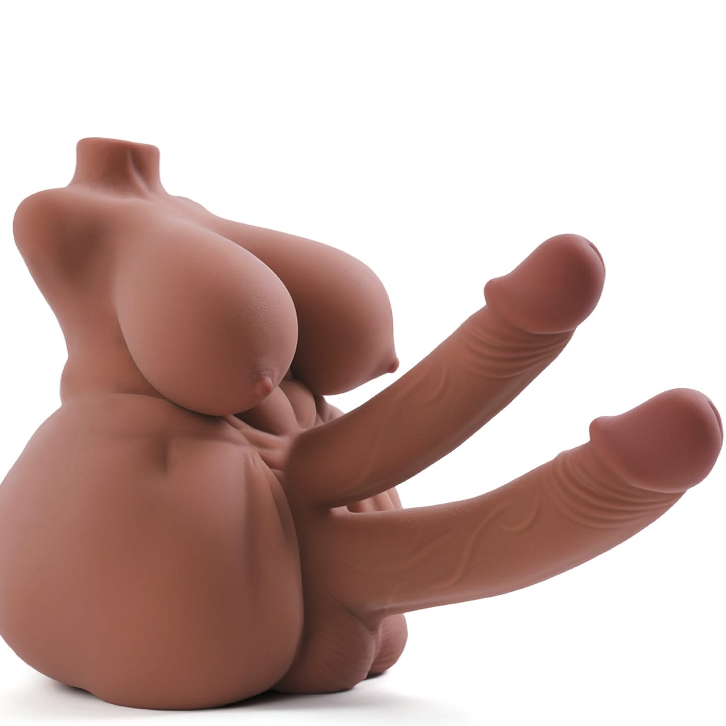 10.14LB Sex Doll with 7.09 in & 7.48 in Realistic Huge Dildo, Big Breasts