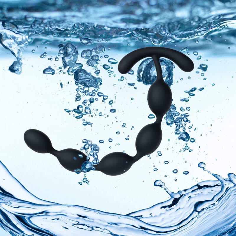 Bottom Line Silicone Anal Beads