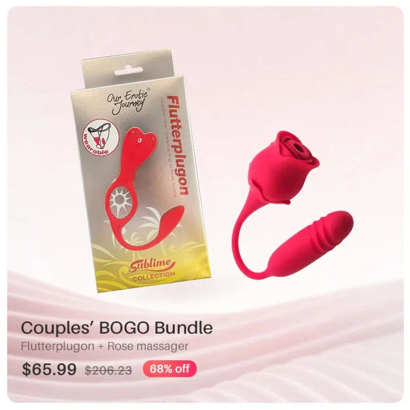 Couples' BOGO Bundle Duo Function Massager+Wearable Couples Vibrator